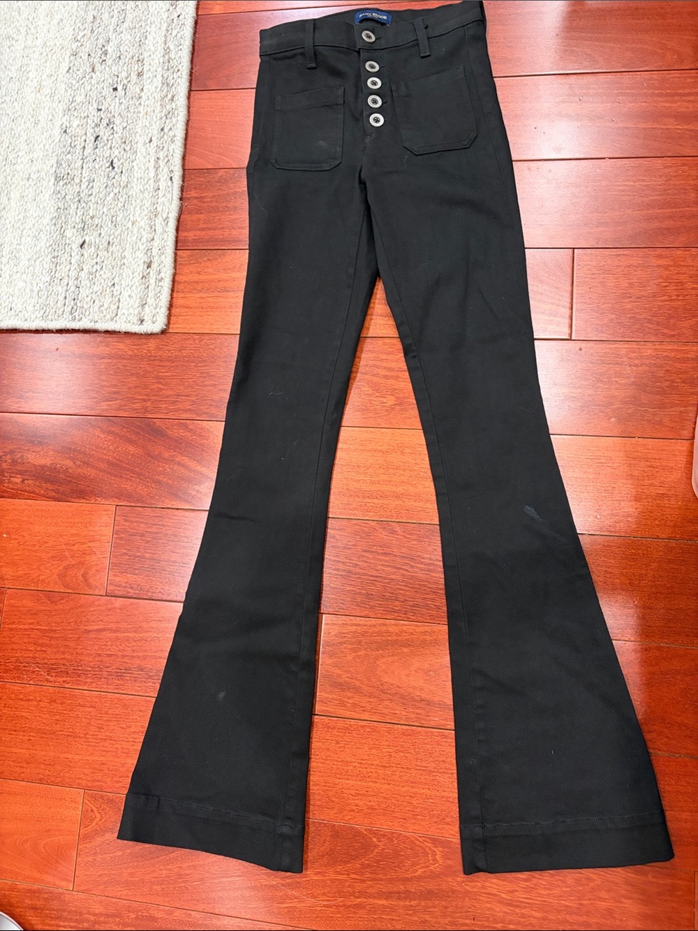 Ramy Brook Black Denim Jeans with Navy Label